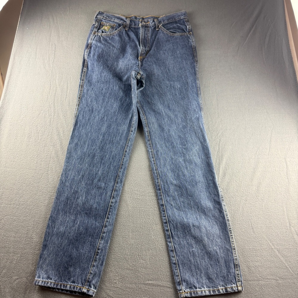 Cinch Jeans Men's 34x34 Blue Green Label Relaxed Fit Cowboy Western Dark Wash